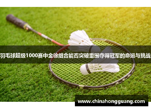 羽毛球超级1000赛中金徐组合能否突破重围夺得冠军的命运与挑战